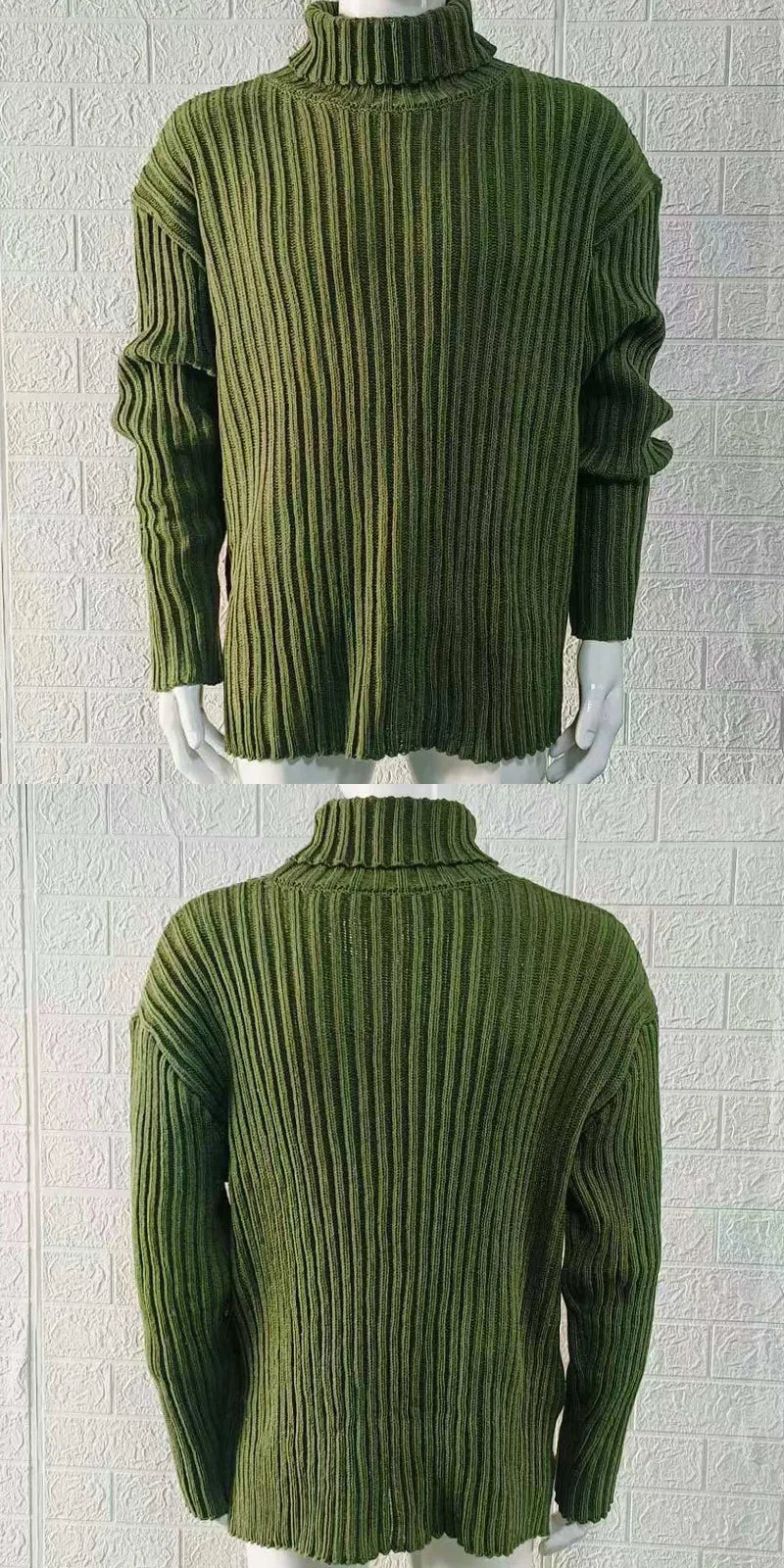 Herren Rollkragen Pullover Sweatshirt Pulli Zipper Sweater Shirt Langarmshirt