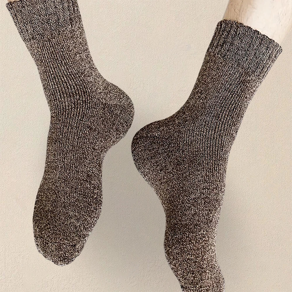 5 Paar Herren Wintersocken Socken Merinowolle Norweger Wollsocken Größe 38-45