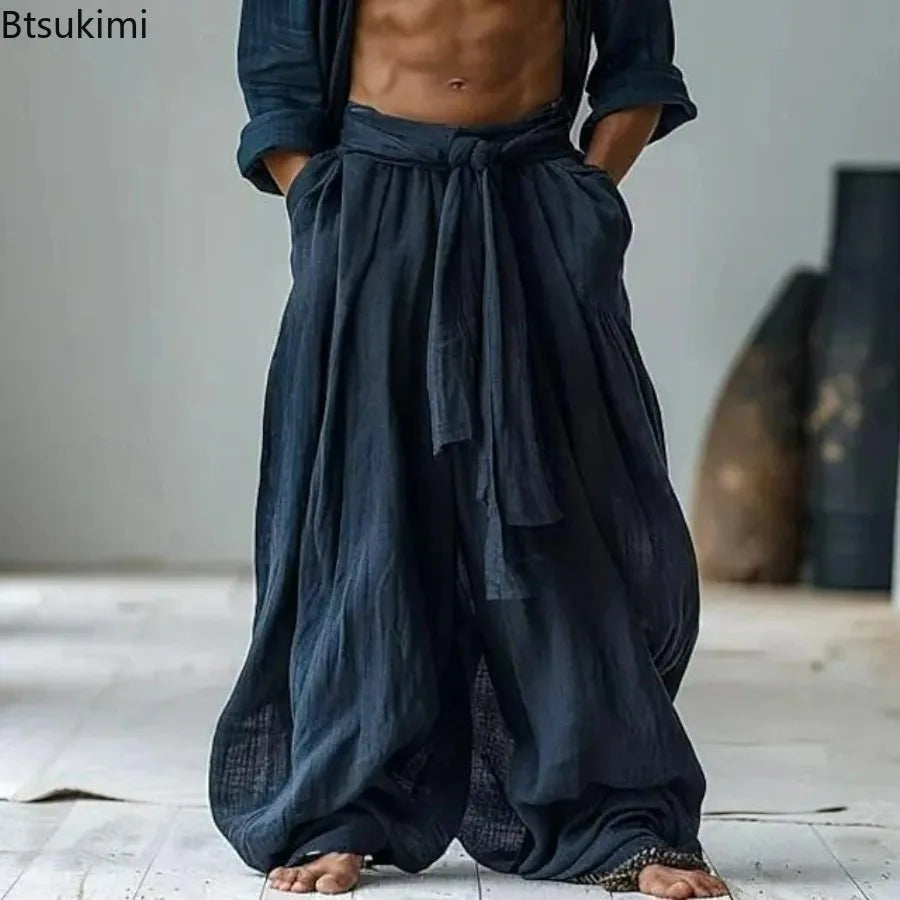 Männer Hose Haremshosen Pumphosen Pluderhosen Hosenrock Herrenrock Kilt Jogger