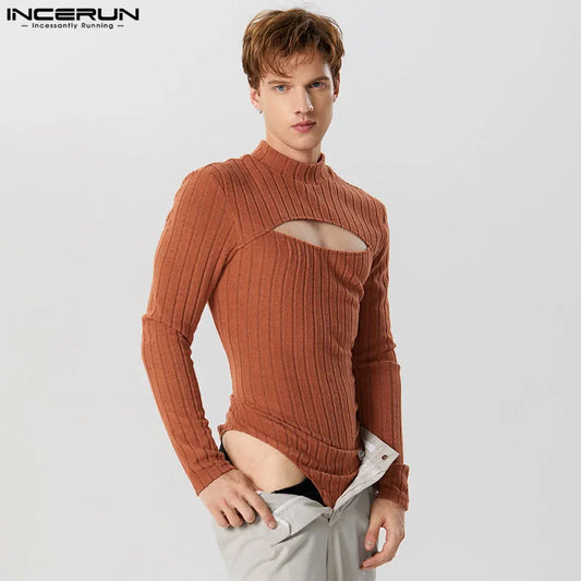 Fetisch Fashion Männer Sexy Bodysuits Herren Body Shirts Hemd Transparent Club