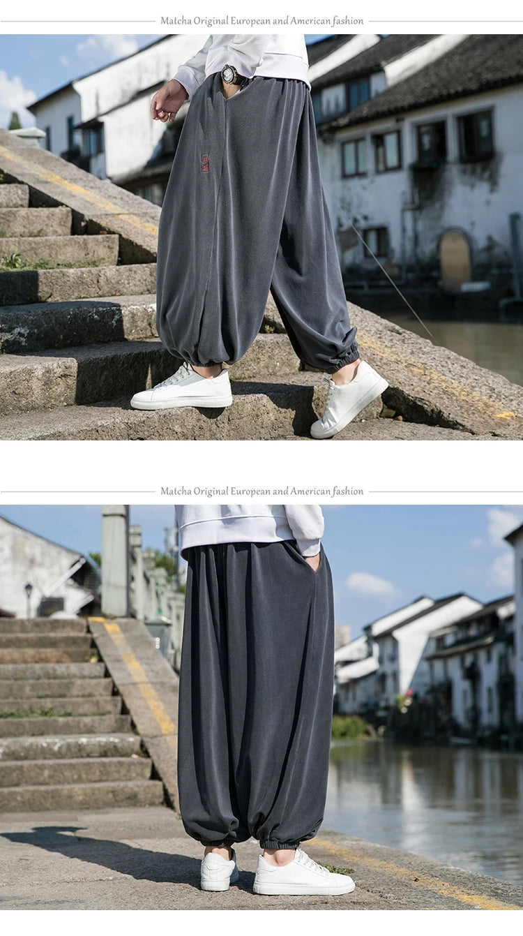 Männer Hose Haremshosen Pumphosen Pluderhosen Hosenrock Herrenrock Kilt Jogger