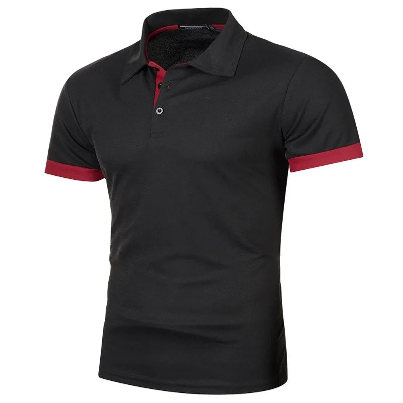 Herren Poloshirt POLO Shirt T-Shirt Kurzarm Zipper Hemd Fashion Polohemd Top NEU