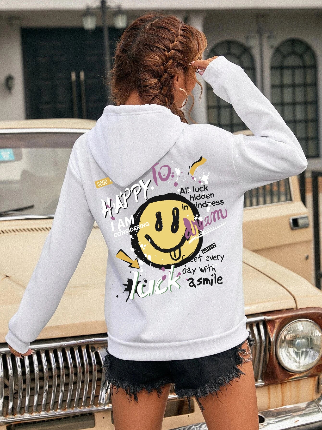 Teddybär Kapuzenpullover Sweatshirt Fleece Hoodie Pulli Damen Kapuzenpulli Shirt
