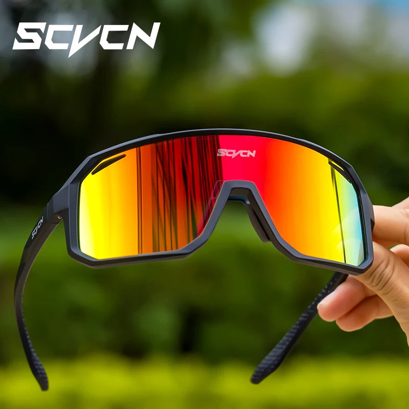 Fahrradbrille Sonnenbrille polarisierte Brille Multi Color Spiegelbrille UV400