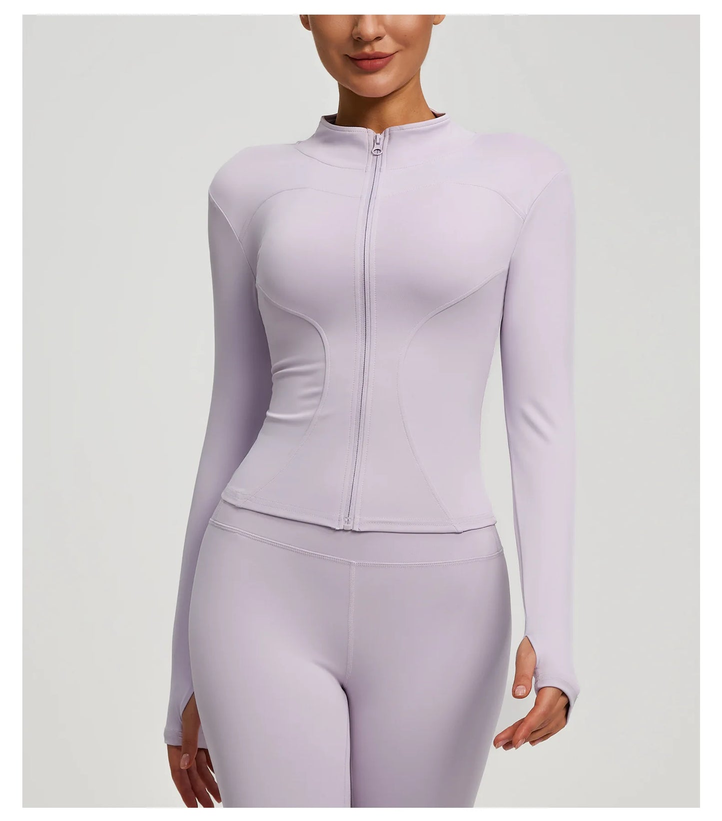 Felpa Donna Giacca Sportiva Con Zip Tuta Maniche Lunghe Cappuccio Maglia Shirt