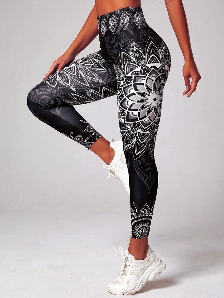 Yoga Leggings Push Up Hohe Taille Sexy Damen Sport Fitness Gym Stretch Hose