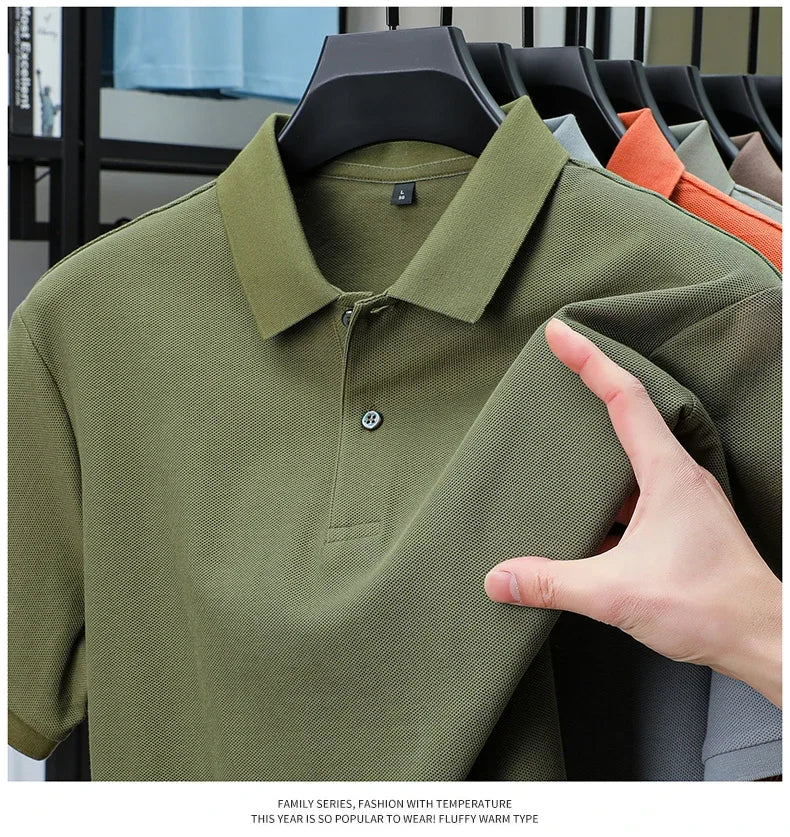 Herren Poloshirt POLO Shirt T-Shirt Kurzarm Zipper Hemd Fashion Polohemd Top NEU