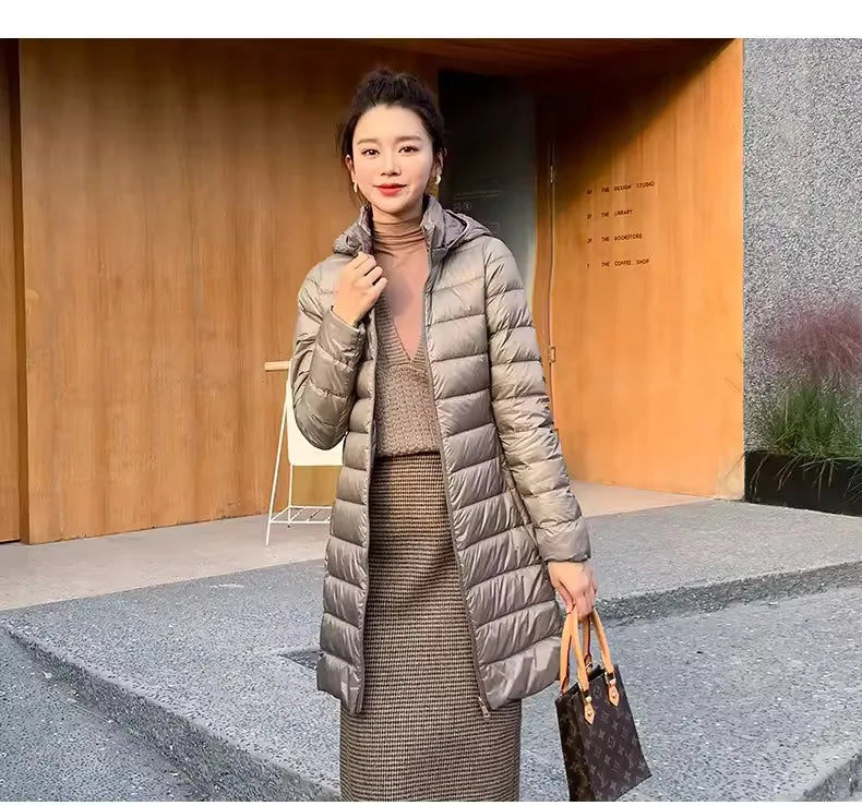 Damen Daunenjacke leichte & wetterfeste Steppjacke Stepp Jacke Übergangsjacke