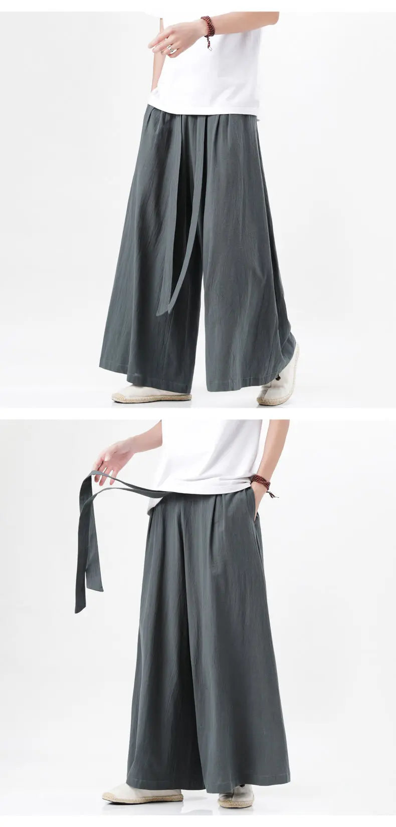 Männer Hose Haremshosen Pumphosen Pluderhosen Hosenrock Herrenrock Kilt Kimono