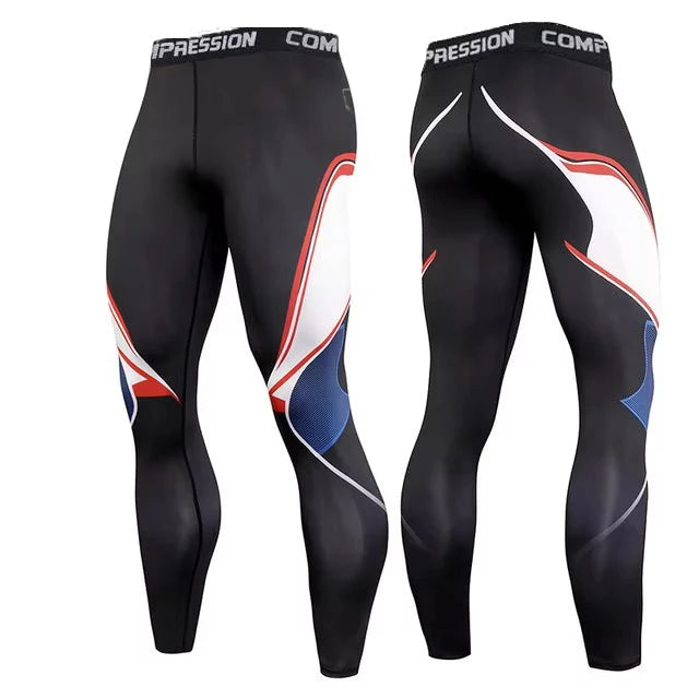 Herren Leggings Sporthose Jogginghose Trainingshose Lauf Hose Kompressionshose