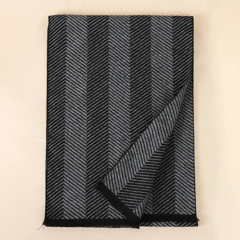 Herren Schal Winterschal Stola Schlauchschal Halstuch Wollschal Strickschal Loop