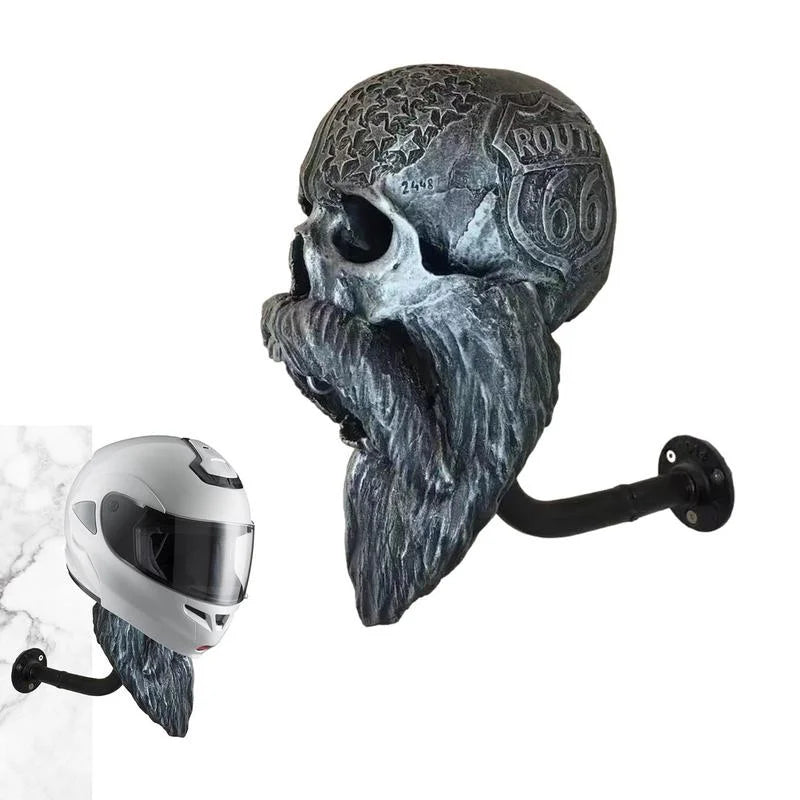 Supporto Staffa Porta Casco Moto Tondo Gancio Da Parete Appendiabiti Guardaroba
