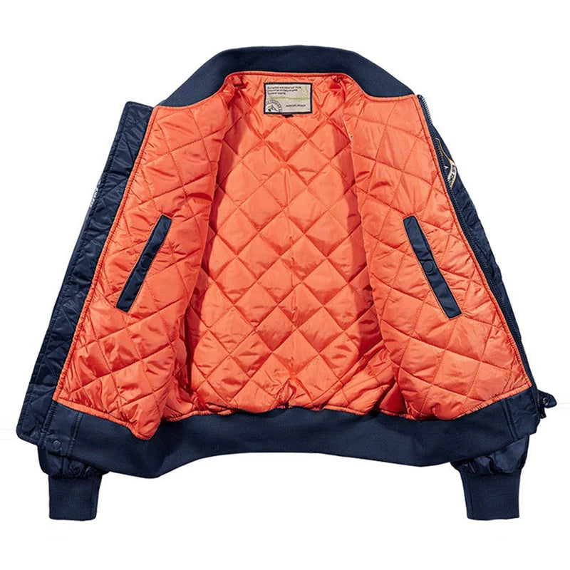 MA-1 Bomber Jacke Fliegerjacke Baseball Pilotenjacke Baseballjacke Air Force