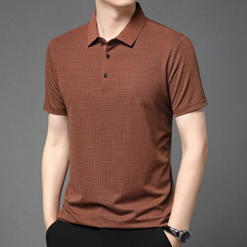 Uomo Polo Manica Corta POLO Shirt Maglietta Camicia Maglia T-Shirt di Moda