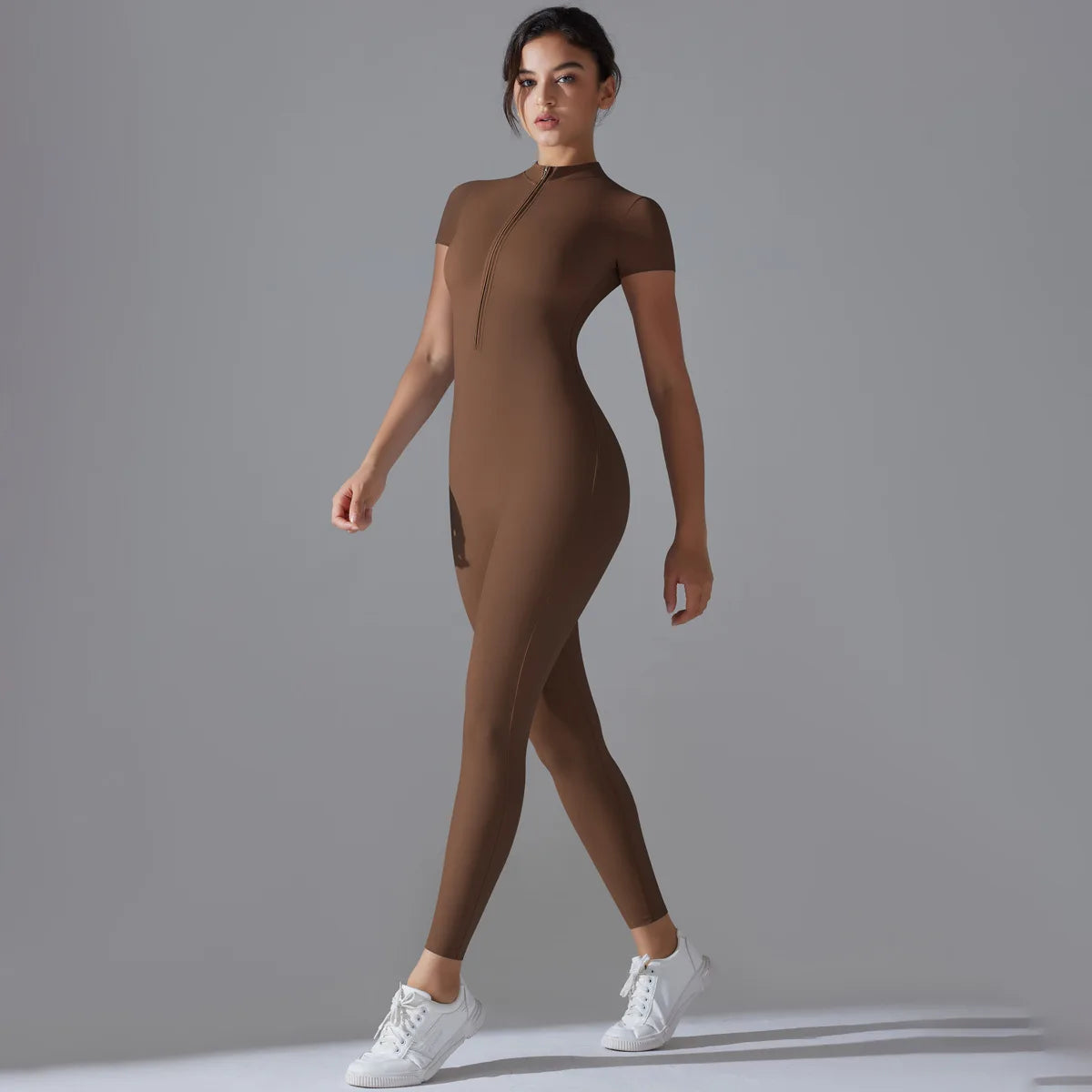 Tuta intera Sportiva Donna Rompers Pantaloni Yoga Palestra Sexy Jumpsuit Tutina