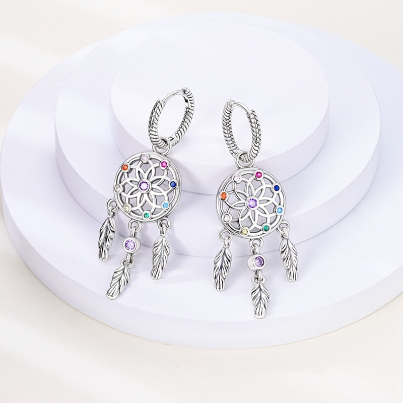 1 Paar Creolen aus 925 Sterling Silber Ohrringe Zirkonia Ohrstecker NEU