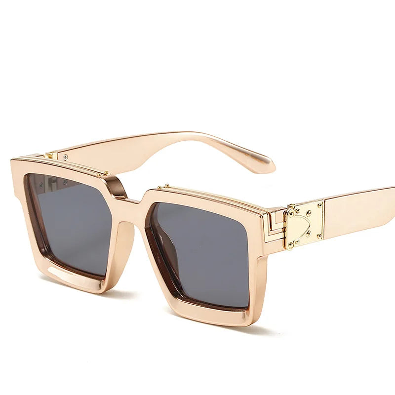 Damen Sonnenbrille Luxus Modische Herren Brille Vintage Pilotenbrille UV400