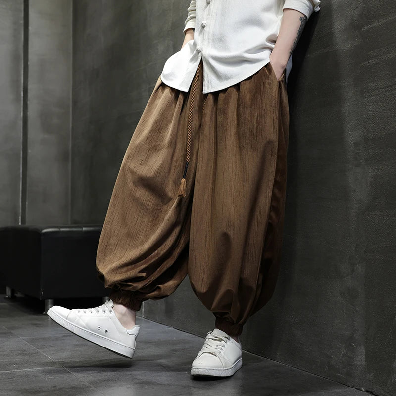 Männer Hose Haremshosen Pumphosen Pluderhosen Hosenrock Herrenrock Kilt Jogger