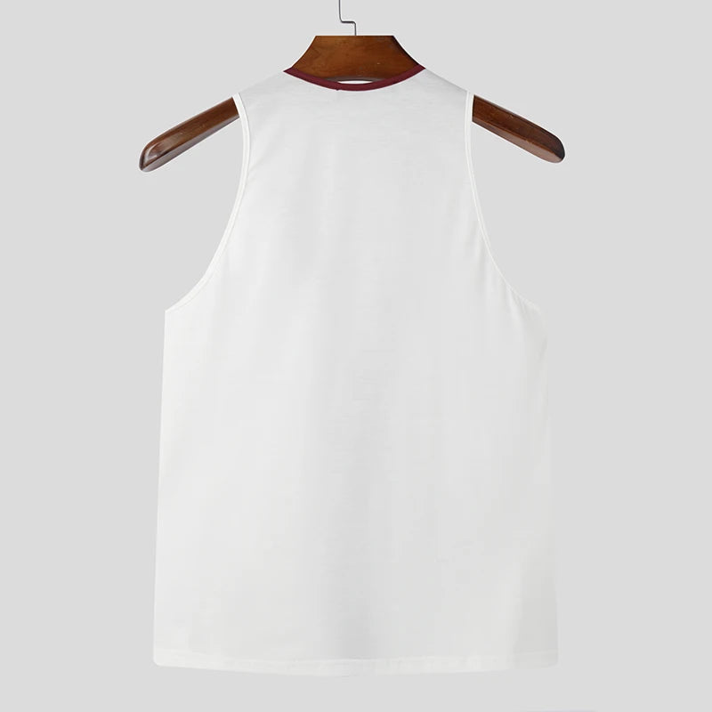 Canotta Canottiera Uomo Shirt T-Shirt Smanicata Maglietta Camicia Maglia Tops