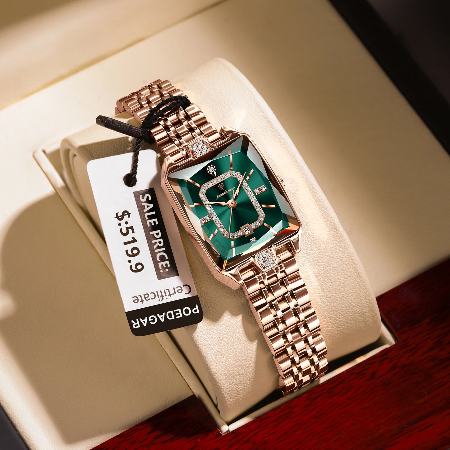 Orologio da Polso Donna Quarzo Quadrante Acciaio Inossidabile Classico Elegante