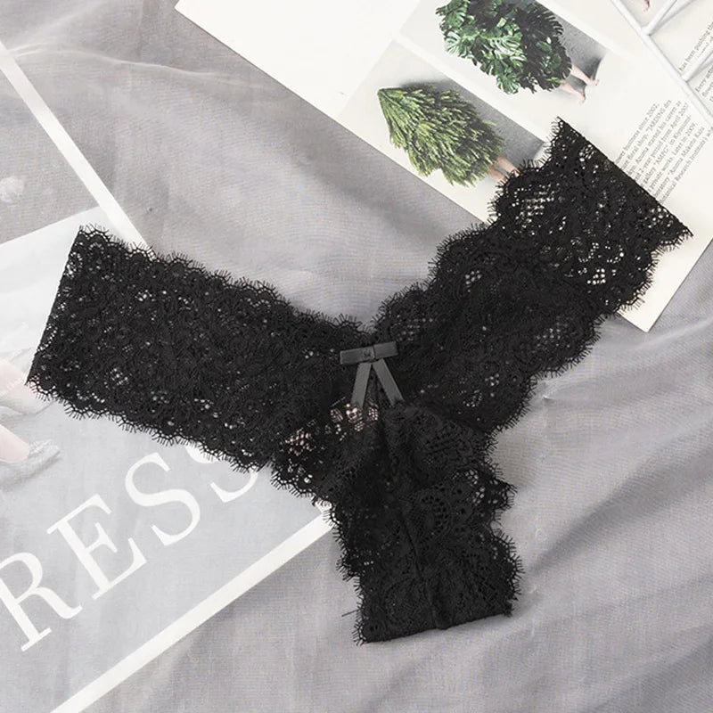 Frauen Spitze Tanga String Höschen Sexy Schlüpfer Slip Dessous Unterwäsche