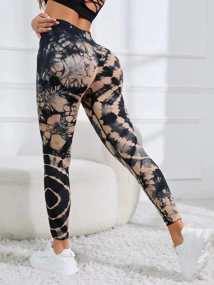 Yoga Leggings Push Up Damen Sport Hose Fitness Gym Stretch Leggins Jogginghose