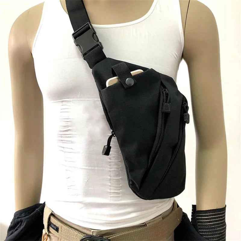 Borsa da petto Zaino Monospalla Marsupio Per Uomo Borsello Moto Fondina