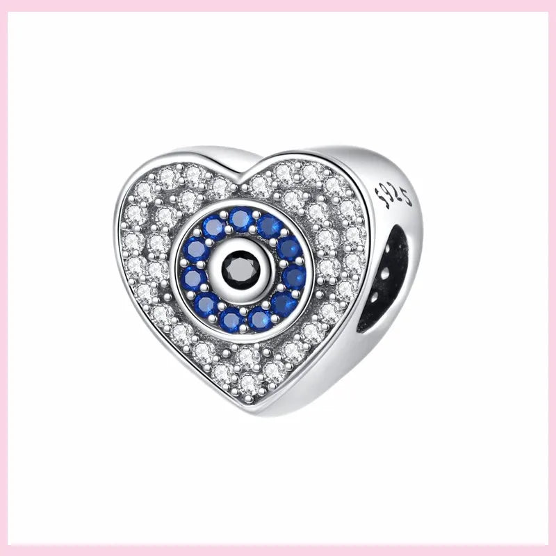 Charms Anhänger 925er Sterling Silber Armband Muranoglasperlen Damen Glas Beads