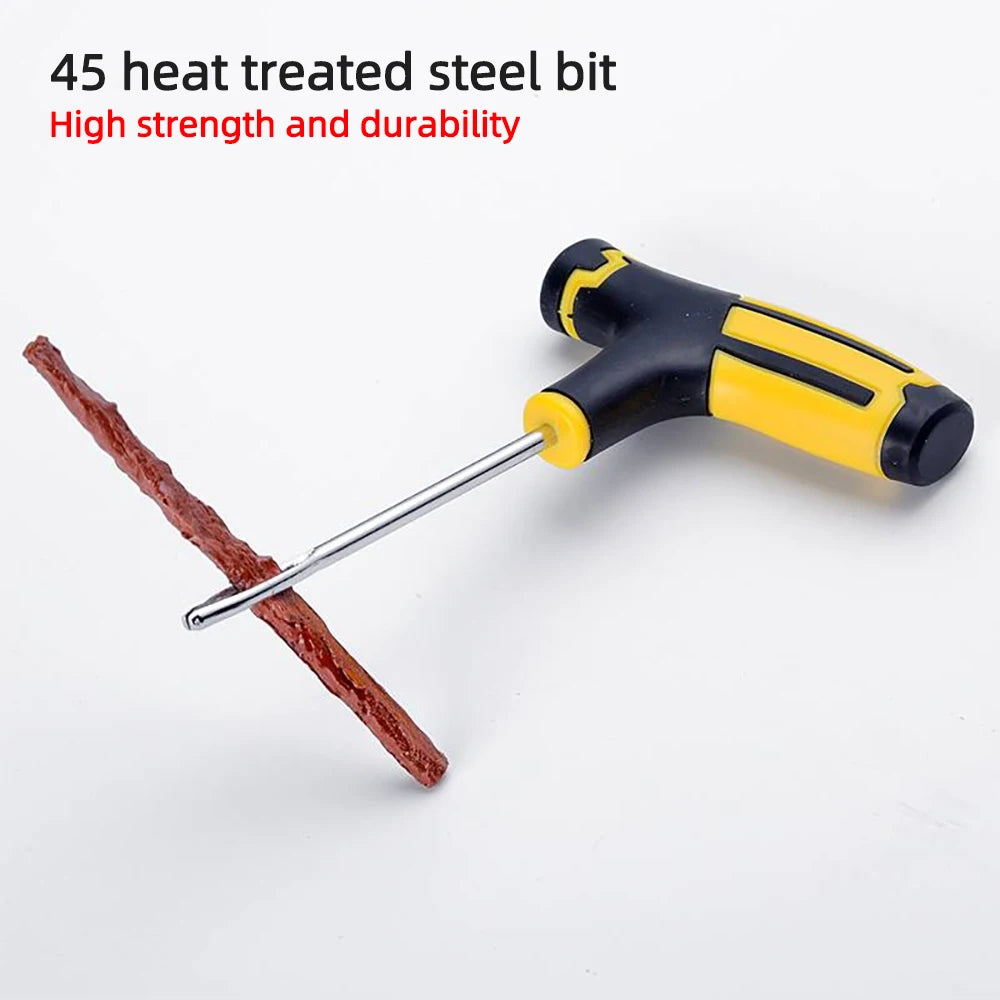 Auto Reifenreparatur Set PKW Pannenset Flickzeug + Zange Reparatur-Set Motorrad