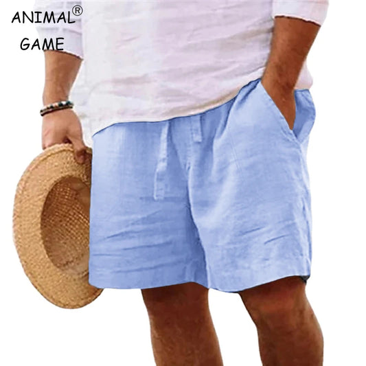 Herren knielange Shorts Bermuda Cargo Pants Vintage Casual Capri Kurze Hose