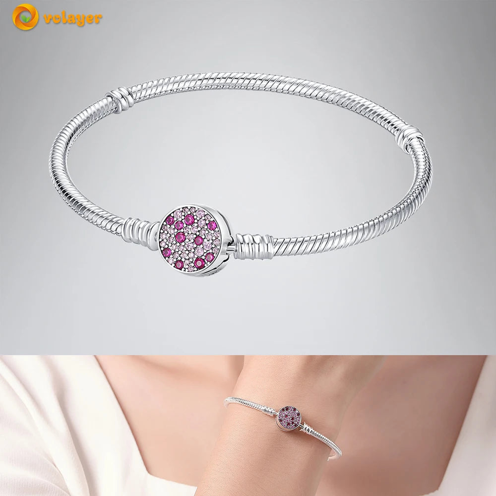 Bettelarmband Sammelarmband aus 925er Silber Sterlingsilber Charms Armband Damen