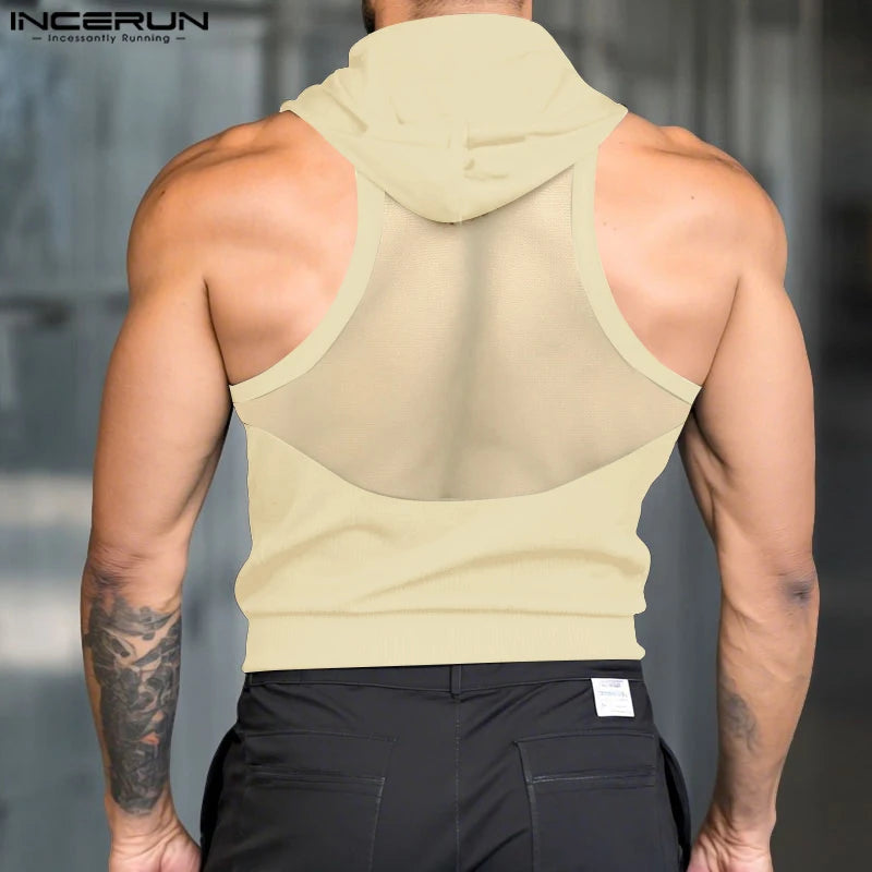 Herren Oberteil Ärmellos Tank Top Sexy Shirt Clubwear Muskel T-Shirt Unterhemd