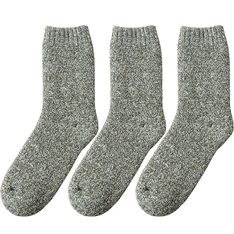 3 Paar Herren Wintersocken Socken Merinowolle Norweger Wollsocken Größe 38-45