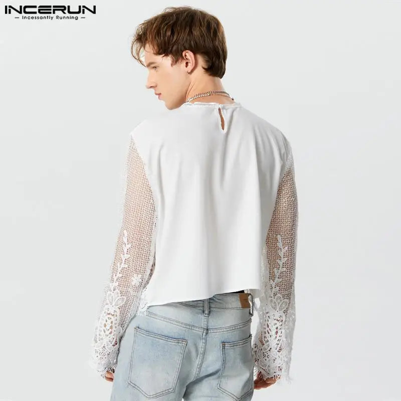 Fetisch Fashion Männer Sexy Bodysuits Herren Body Shirts Hemd Transparent Club