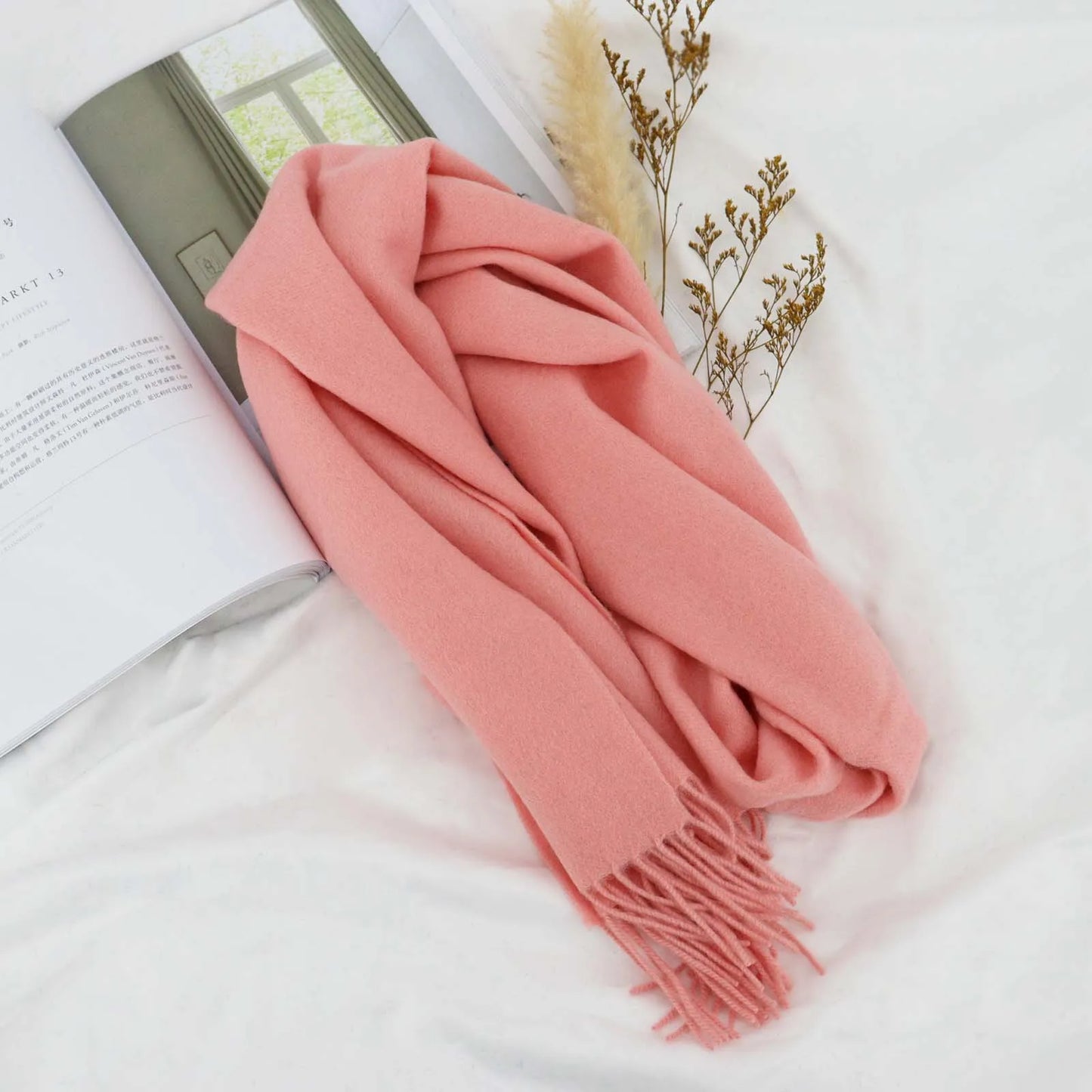 Herren Schal Winterschal Stola Schlauchschal Halstuch Wollschal Strickschal Loop