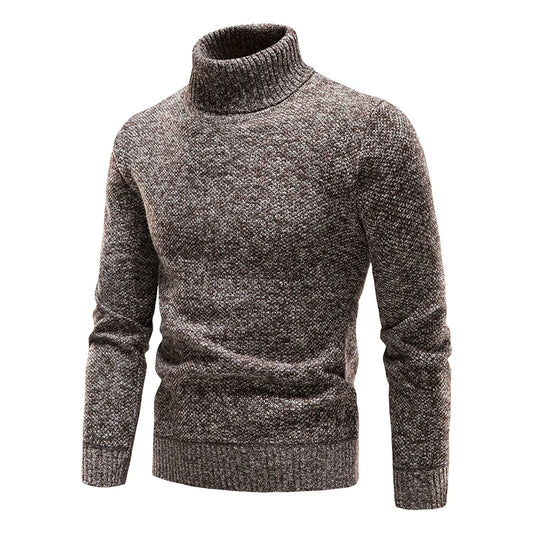 Herren Rollkragen Fleece Pullover Sweatshirt Pulli Sweater Shirt Langarmshirt