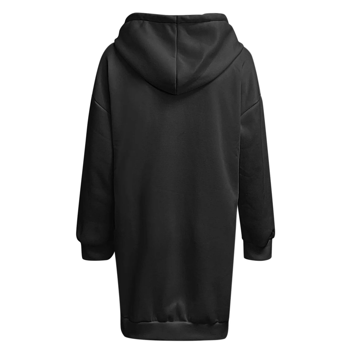 Damen Kapuzenkleid Pullikleid Party Kleid Minikleid Hoodie Kapuzenpullover