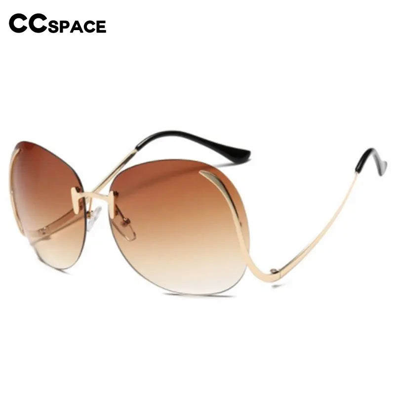 Designer Luxus Brille Sonnenbrille Damen Quadratische Übergröße Gläser Vintage