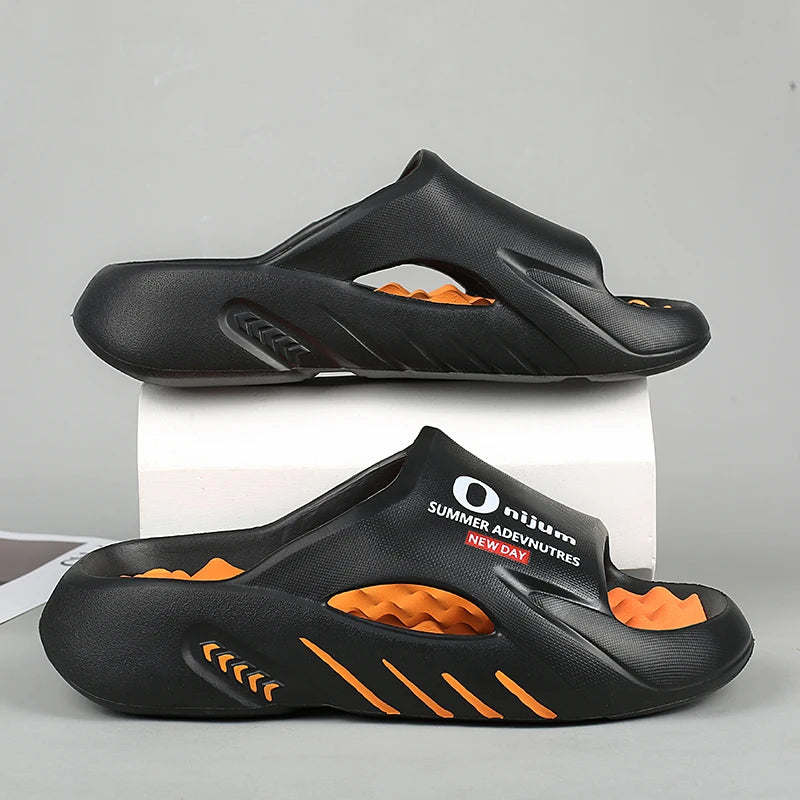 Badelatschen Hausschuhe Flip Flops Frauen Herren Sandalen Weiche Sohle Größe 47