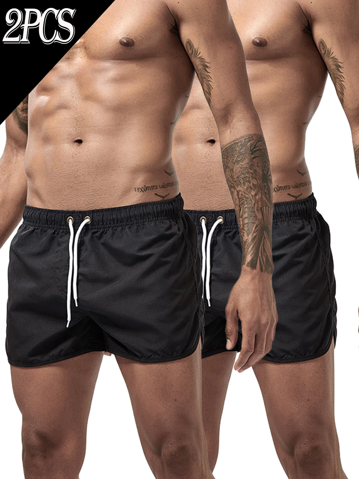 Herren Badehose Badeshort Kurze Hose Shorts Schwimmhose 100% Polyester NEU