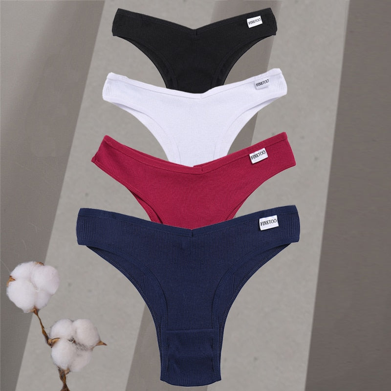 4Stk Frauen Spitze Tanga String Höschen Sexy Schlüpfer Slip Dessous Unterwäsche