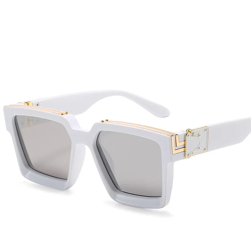 Damen Sonnenbrille Luxus Modische Herren Brille Vintage Pilotenbrille UV400