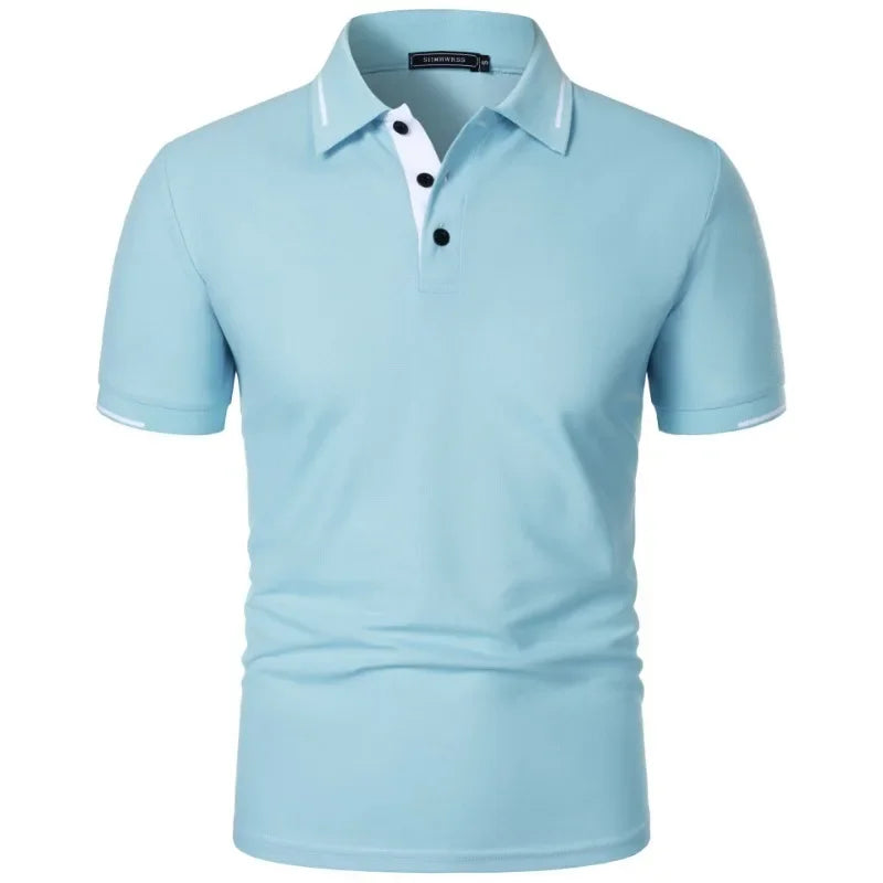 Herren Poloshirt POLO Shirt T-Shirt Kurzarm Zipper Hemd Fashion Polohemd NEU