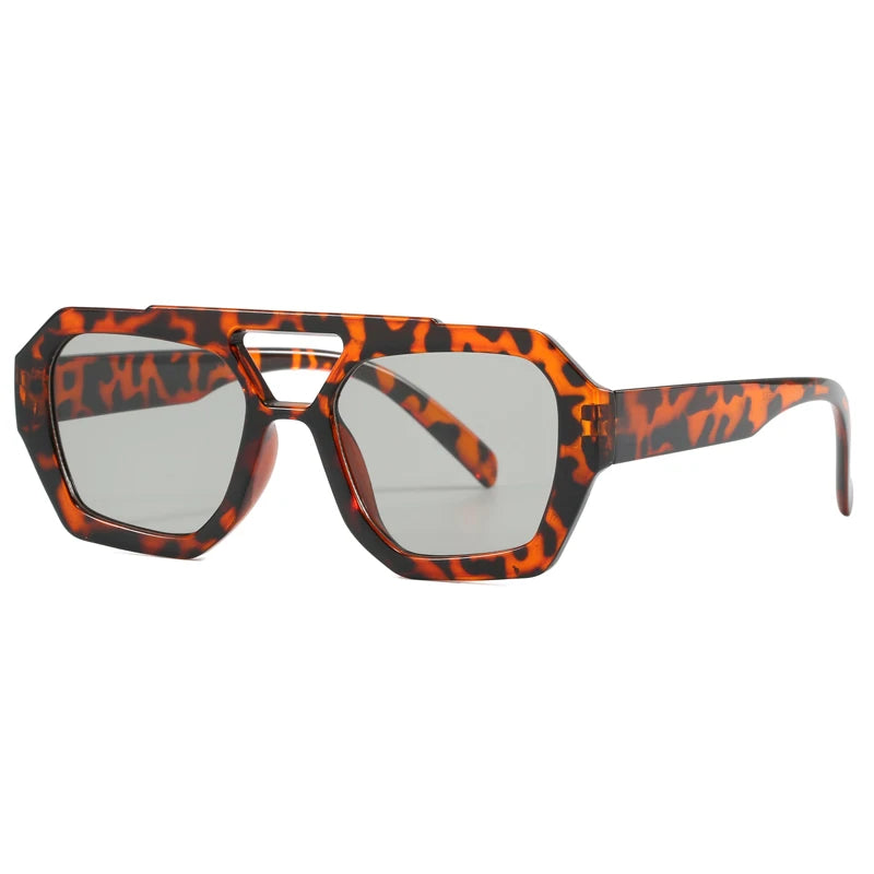 Occhiali da sole ovali oversize per donna e uomo Fotocromatici Polarizzati UV400