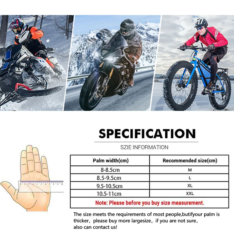 Motorradhandschuhe mit Knöchelprotektor Herren Motorrad Handschuhe Touchscreen
