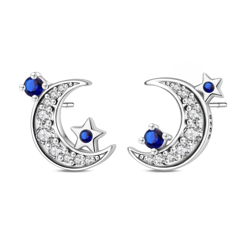 Creole Argento 925 Sterling Zirconi | Orecchini Eleganti Ipoallergenici Regalo