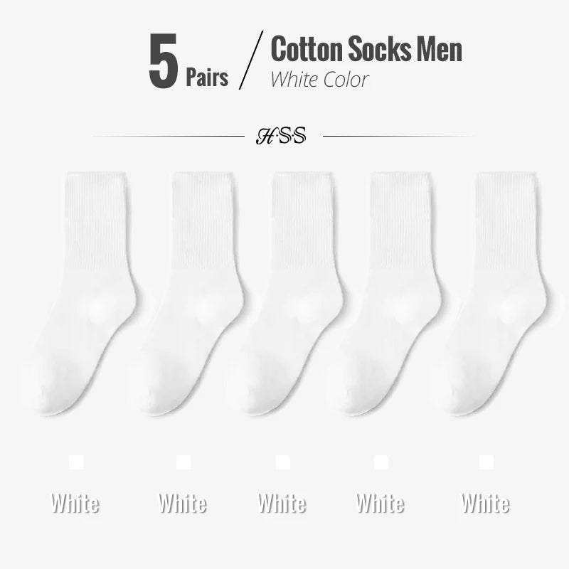 5 Paar Herren Business Socken aus Baumwolle Atmungsaktives Füßlinge Größe 38-45