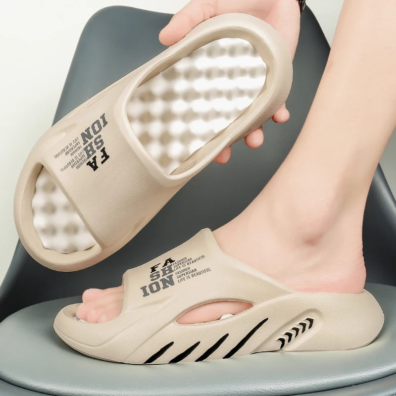 Badelatschen Hausschuhe Flip Flops Frauen Herren Sandalen Weiche Sohle Größe 47