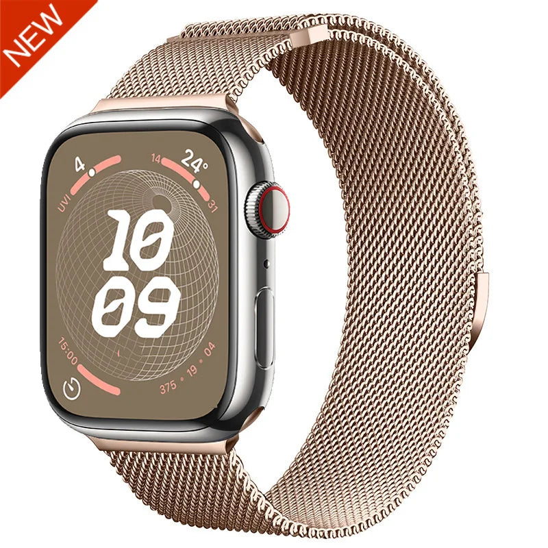 Milanese Armband für Apple Watch Series 9 8 7 6 5 4 3 SE Ultra Sport Band iWatch