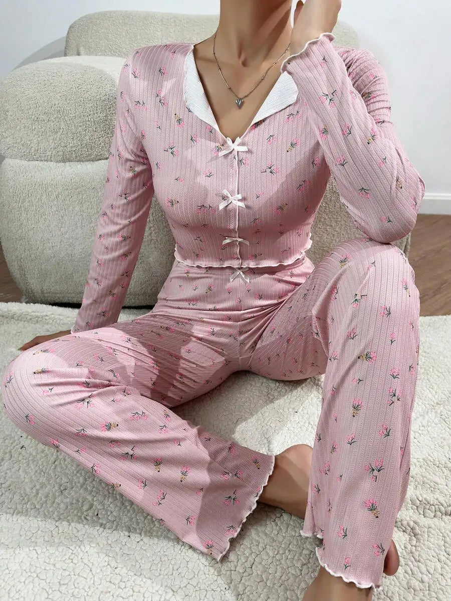 Pigiami da donna | L'intimo per la notte Camicia Completo da Casa in due pezzi